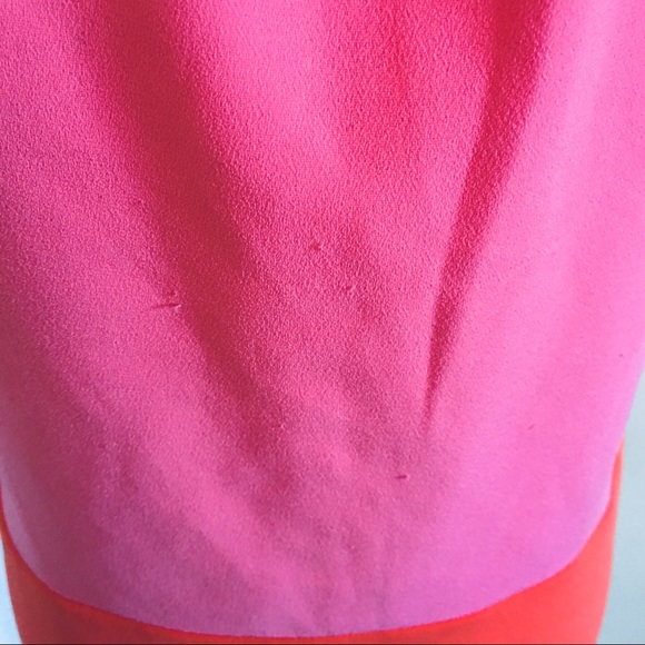 Loft Pink Tank Orange Color Block - Picture 3 of 8